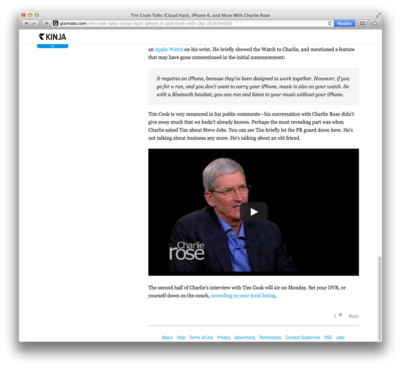 Illustration for article titled I guess I unlocked "Article Only" mode?